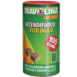 Accendifuoco Ecologico 100pz Diavolina