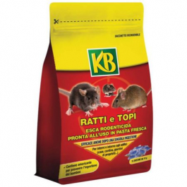 ESCA RODENTICIDA IN PASTA PER TOPI E RATTI PIAZZA PULITA PÂTE 150 GR