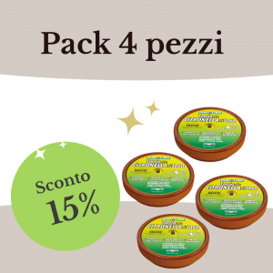 Pack 3 Coccio con Torcia Citronella Diavolina