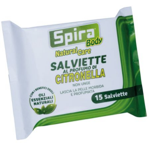 Salviettine Alla Citronella Spira Body Natural Care 