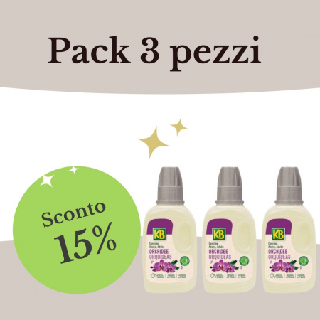 Pack 3 Concime liquido Orchidee KB