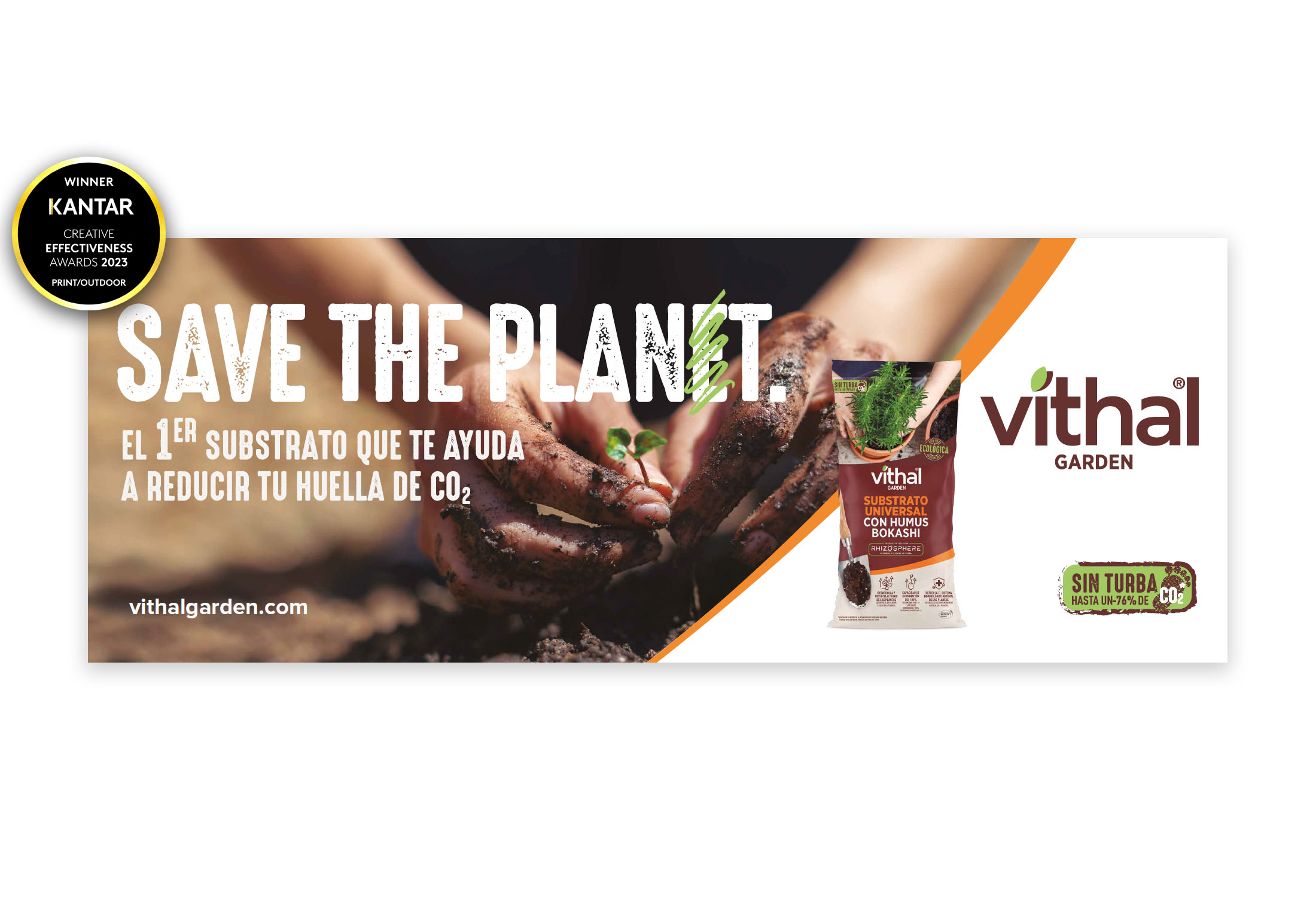 Kantar reconoce a  Vithal Garden y su campaña “Save the Planet / Save de Plant” con el premio Kantar Creative Efectiveness Awards por su alta calidad creativa y su efectividad